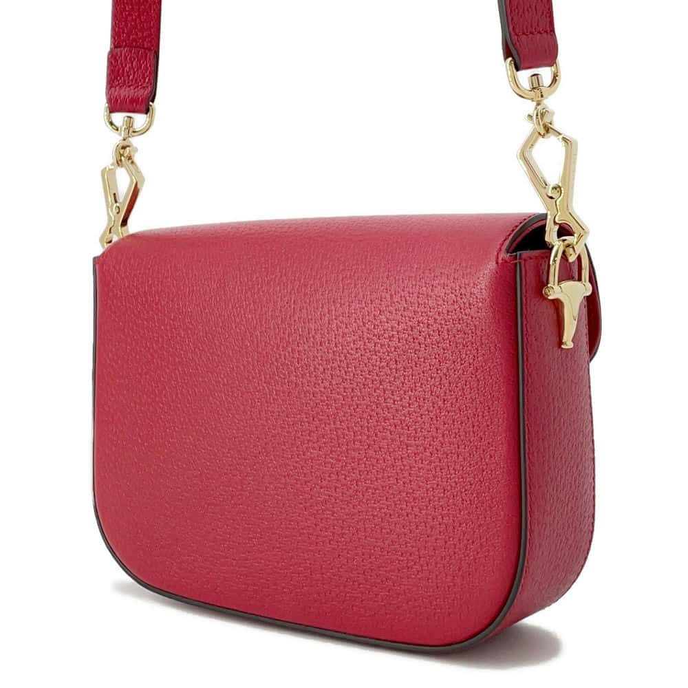 GUCCI Horsebit 1955 Shoulder Bag Adidas collaboration Red/White 658574 Leather