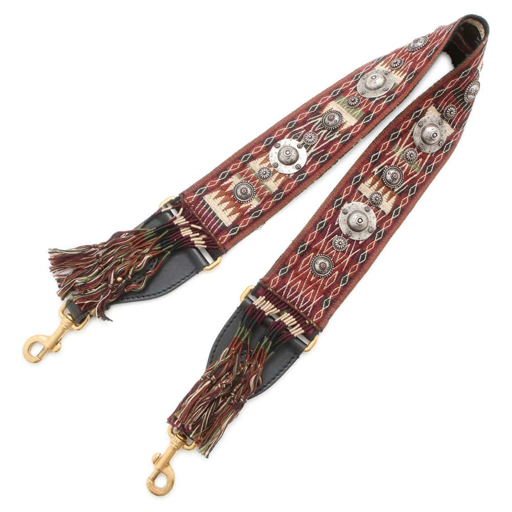 Dior Shoulder Strap Red/Multicolor Canvas