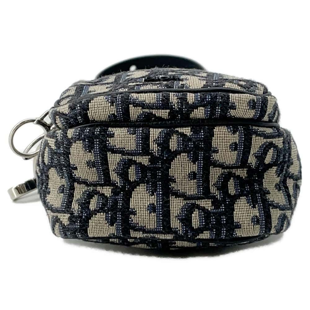 Dior Oblique Shoulder Bag Navy 2SFBC087YKY Canvas