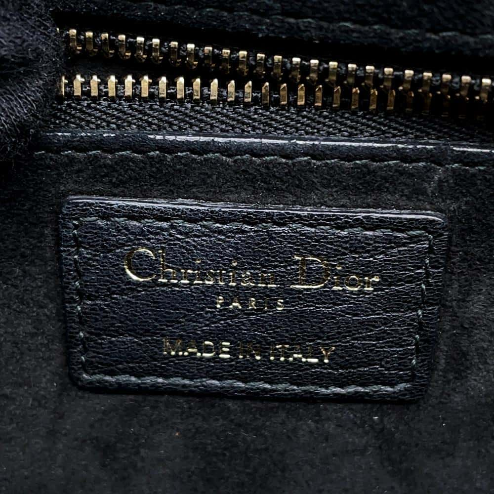 Dior Addict 2WAY ChainShoulder Bag Black Leather