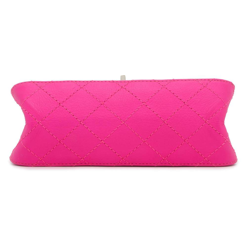 CHANEL 2.55 ChainShoulder Bag shocking pink AS0874 Leather Size Mini