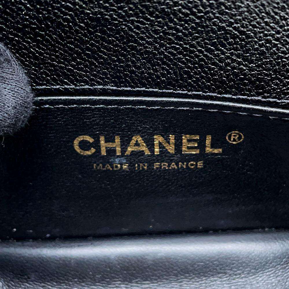 CHANEL Boy Chanel ChainShoulder Bag Black A67364 Caviar Leather Size Mini