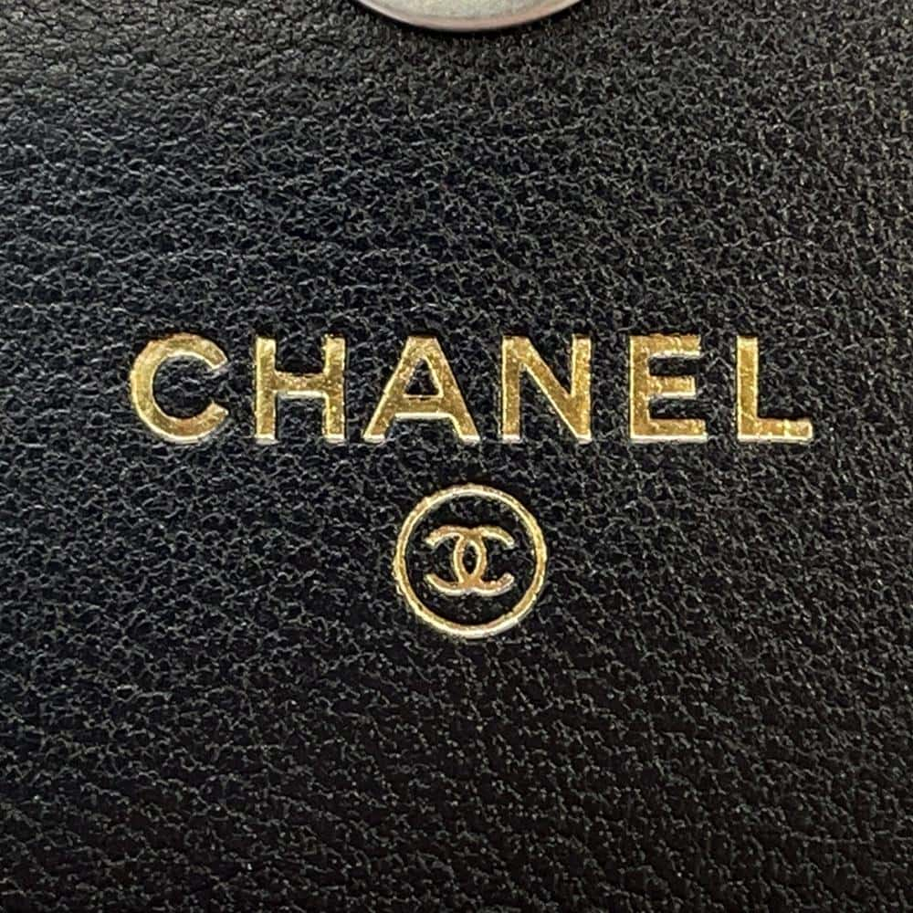 CHANEL CHANEL19 Phone Case ChainShoulder Black AP1773 Lambskin