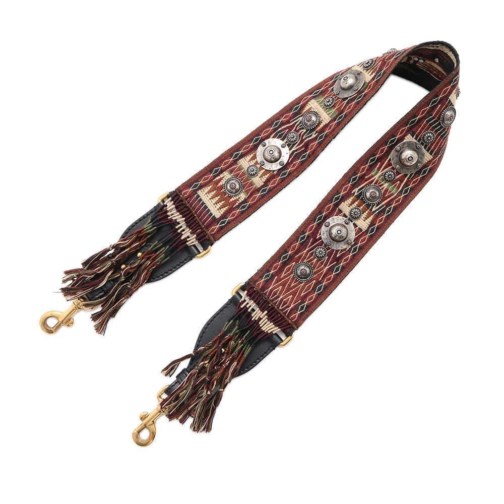 Dior Medallion Shoulder Strap Multicolor Canvas