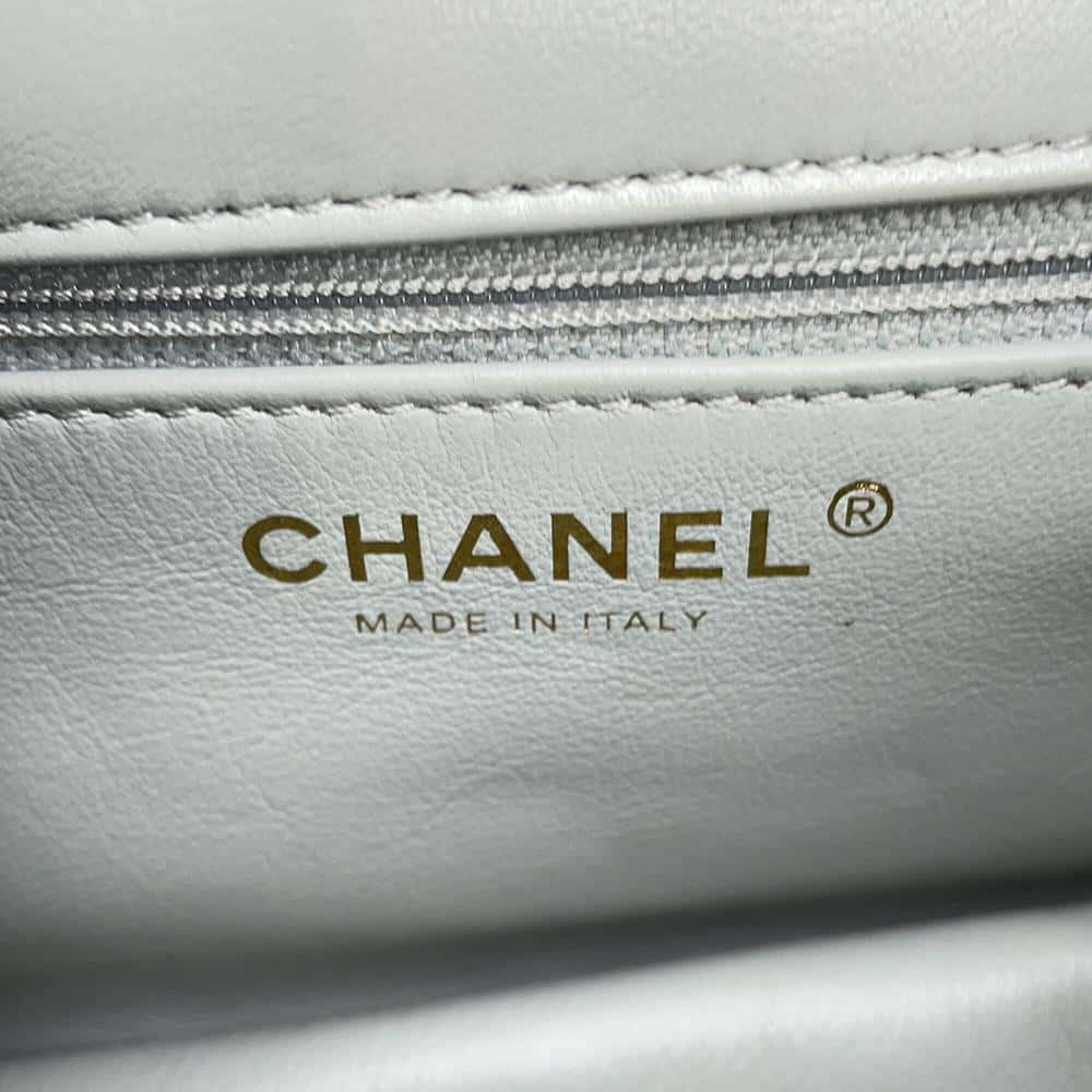 CHANEL Matelasse ChainShoulder Bag Gray AS3367 Lambskin