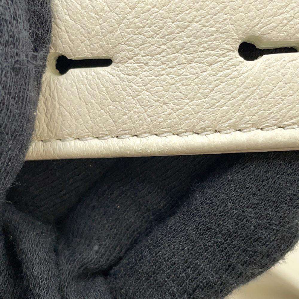 GUCCI Afrotete Shoulder Bag White 772483 Leather Size Large