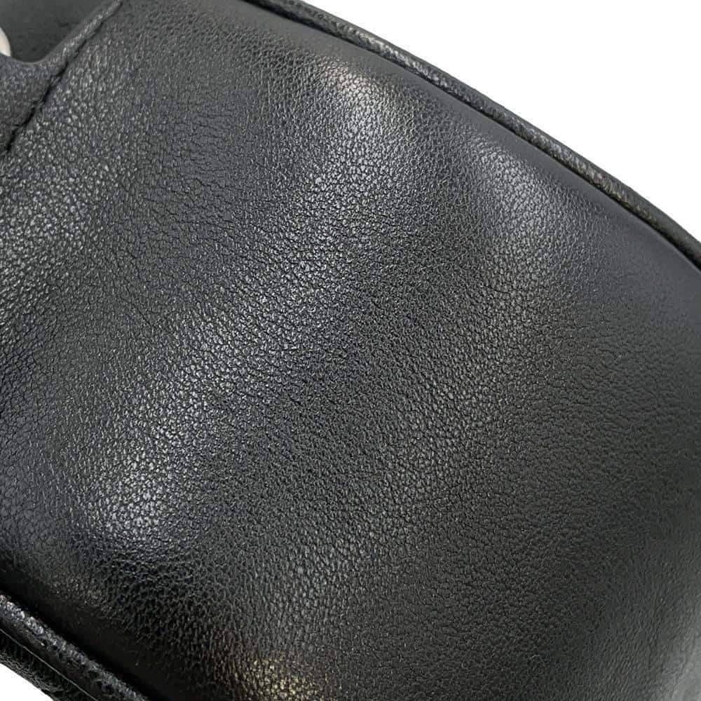 GUCCI Blondie Shoulder Bag Black 760175 Leather