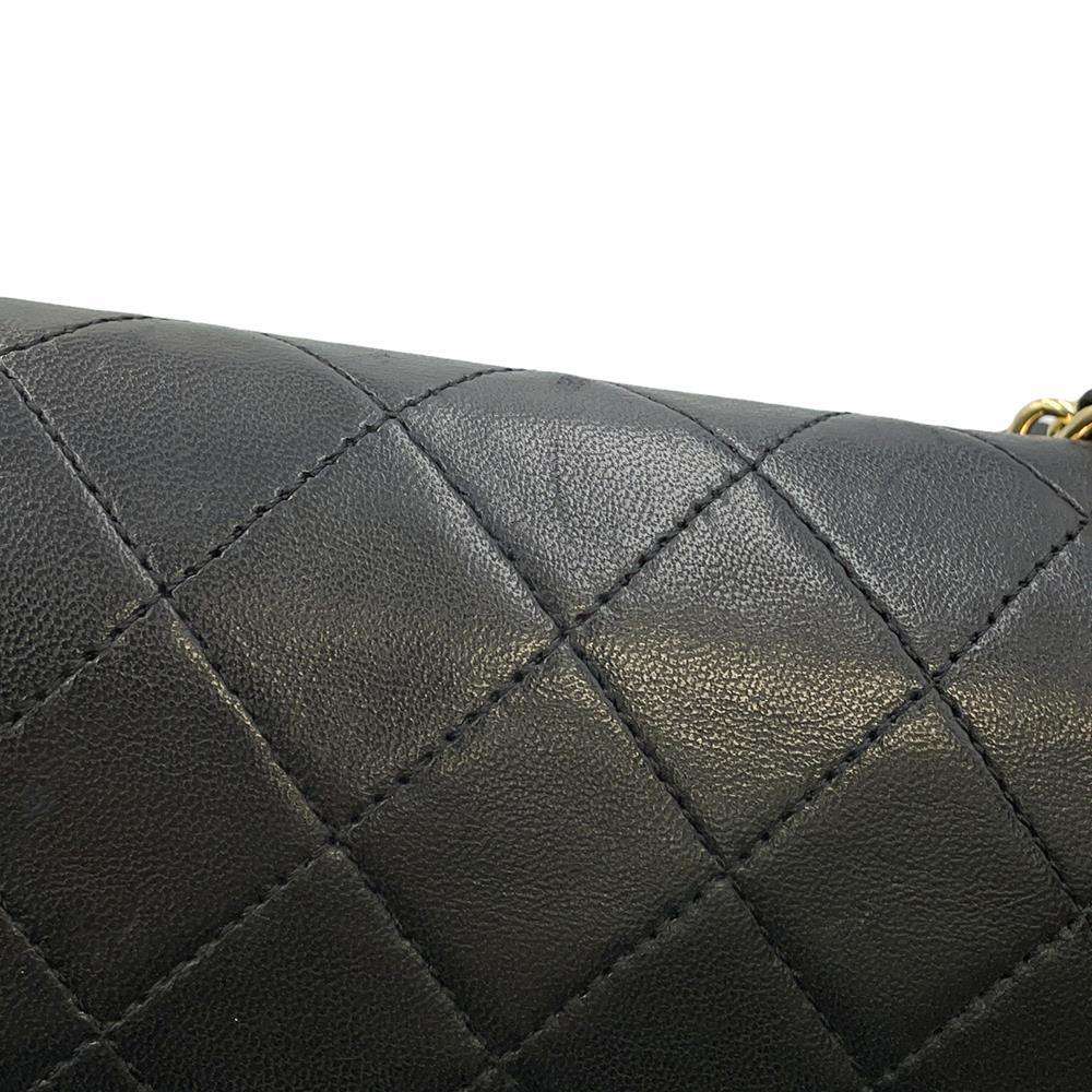 CHANEL Matelasse ChainShoulder BlackA01113 Lambskin Size 23