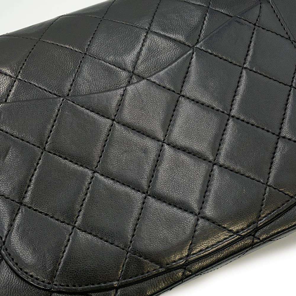 CHANEL Matelasse ChainShoulder BlackA01113 Lambskin Size 23