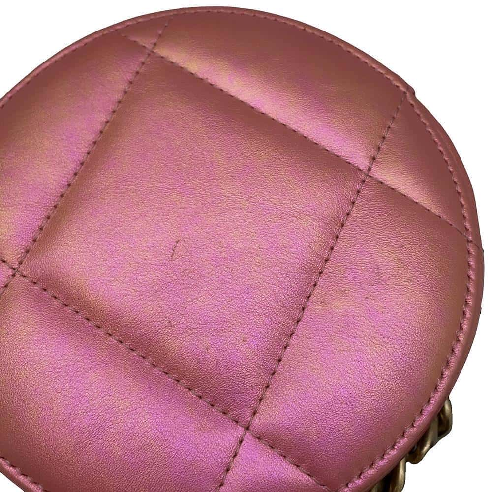 CHANEL 19 Round 2wayShoulder Pink AP0945 Lambskin