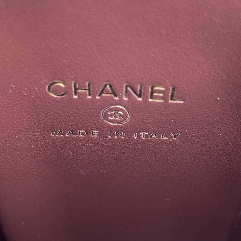 CHANEL Matelasse Small Vanity ChainShoulder Bag Black AP1466 Caviar Leather