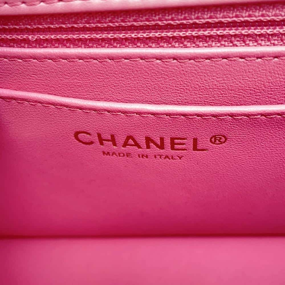 CHANEL Matelasse Lambskin 2WAY Shoulder Bag Top Handle Pink AS4233 Lambskin