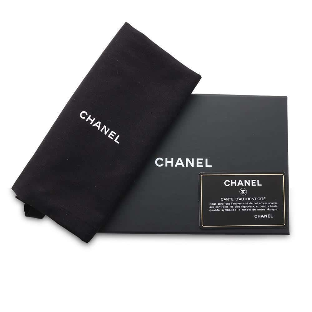 CHANEL Matelasse MiniDrawstring Bag ChainShoulder Bag Black Lambskin