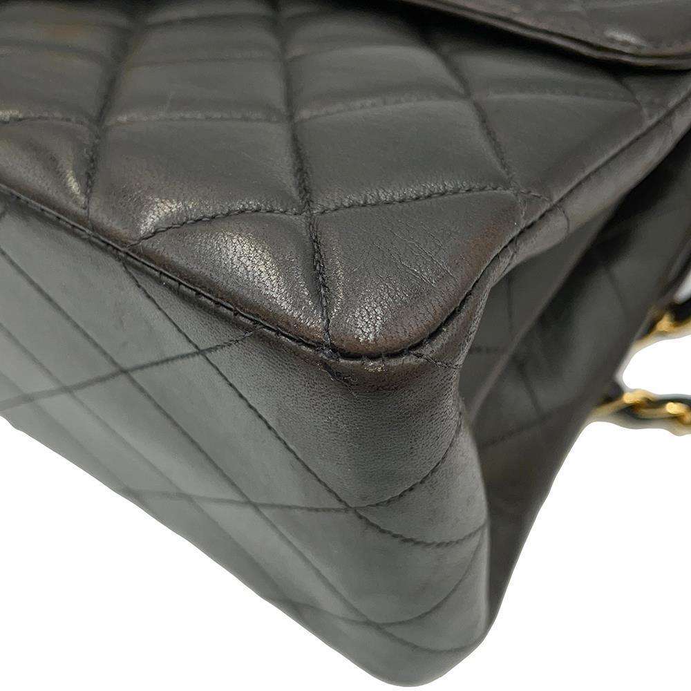 CHANEL Double Face Matelasse ChainShoulder Black Lambskin