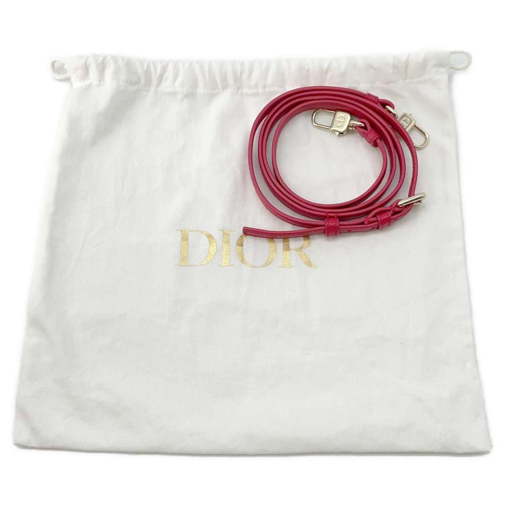 Dior Cannage Vanity Shoulder Bag RedS0918ONMJ Lambskin Size micro