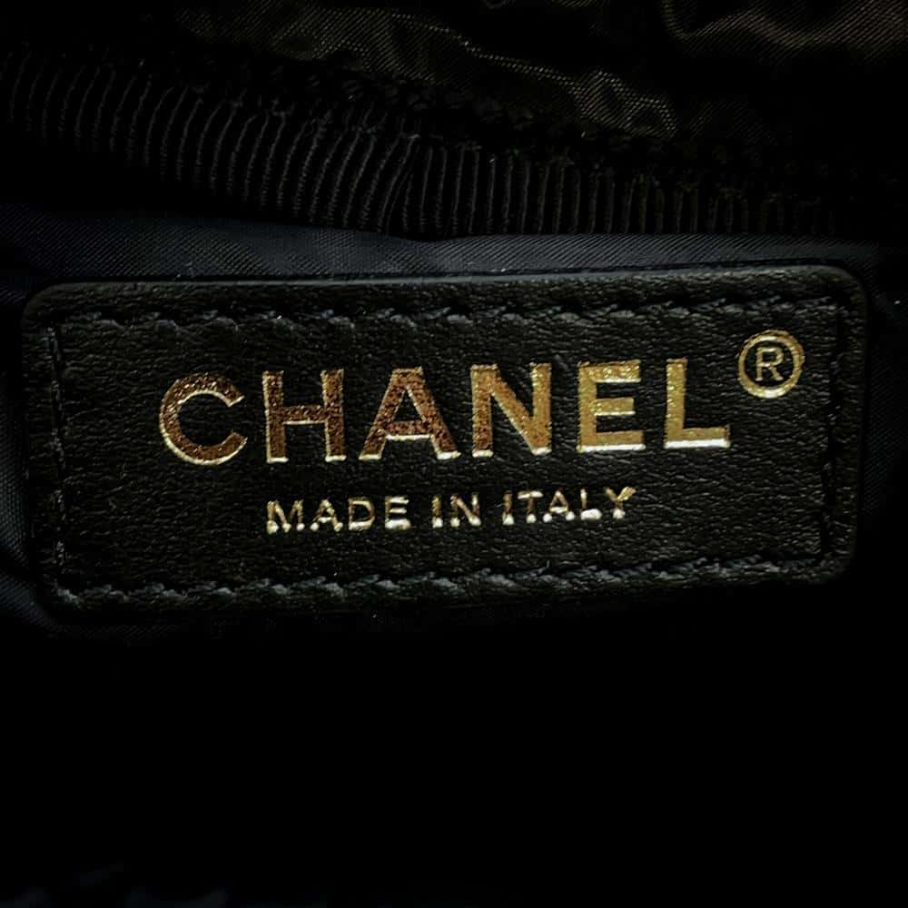 CHANEL Tweed 2WAY Shoulder Bag Black Tweed