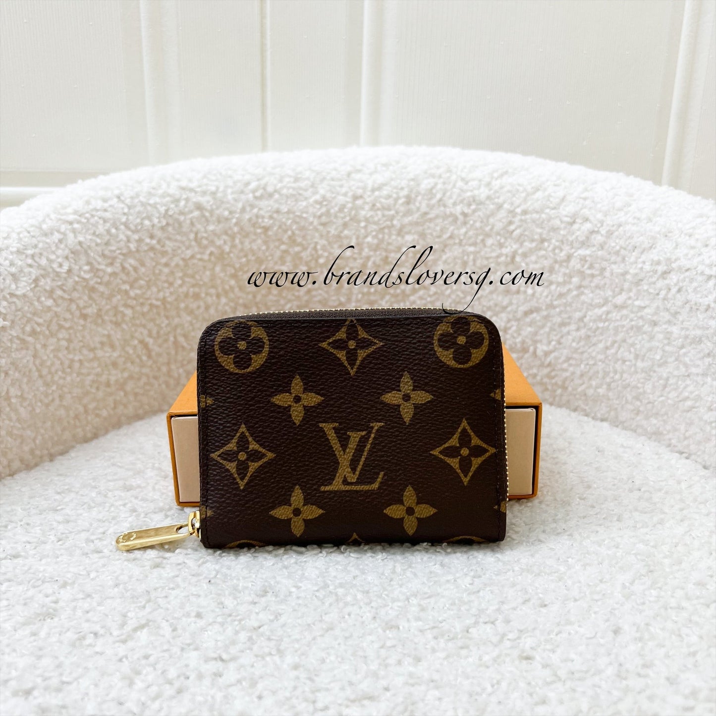 LV Zippy Card Holder / Coin Purse in Monogram Canvas GHW