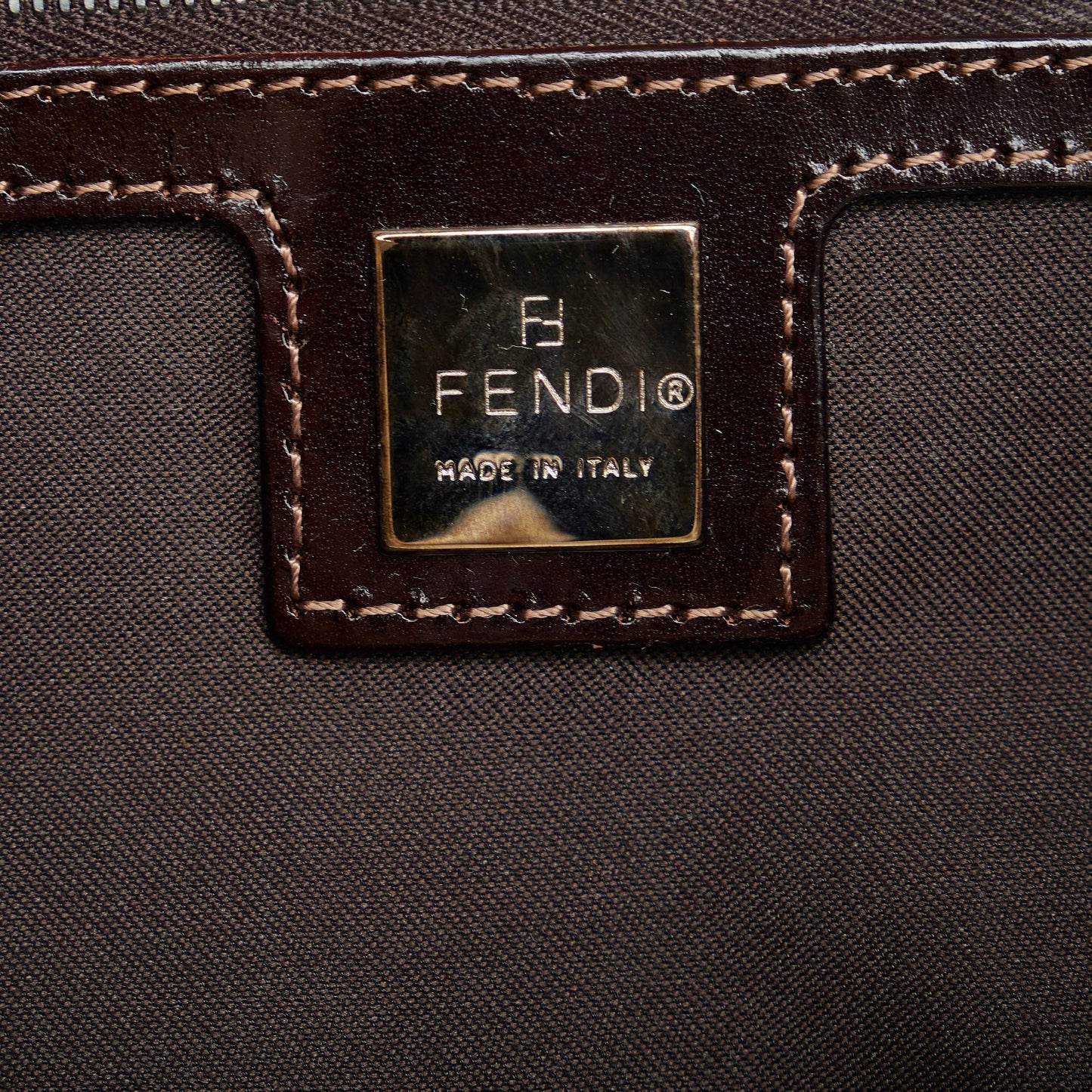 FENDI Zucca Mamma Forever Shoulder Bag