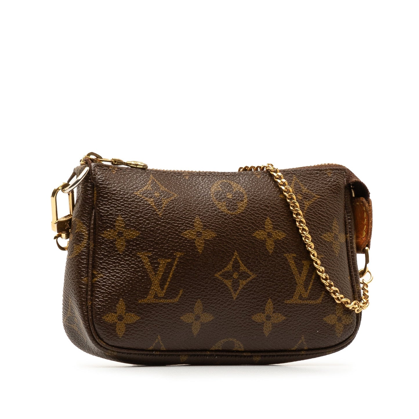 Brown Louis Vuitton Monogram Mini Pochette Accessoires Shoulder Bag