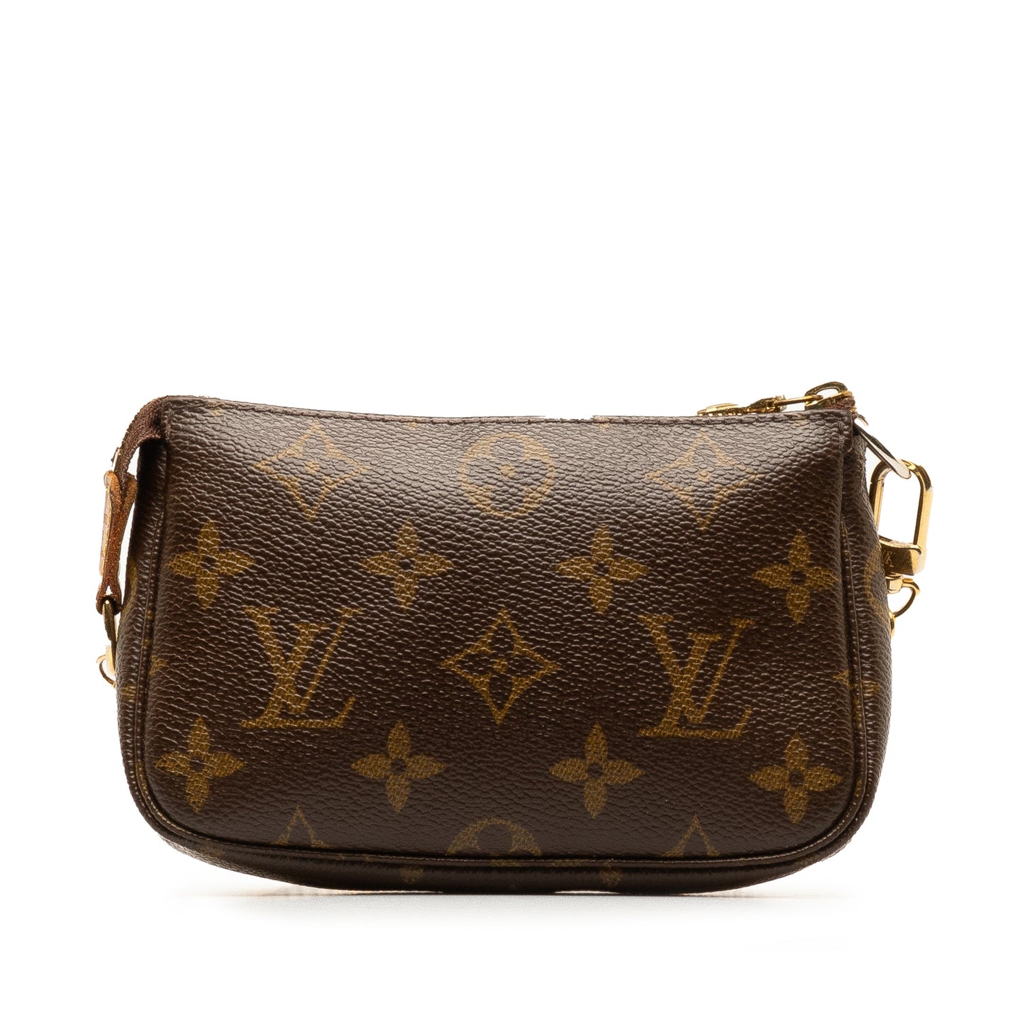 Brown Louis Vuitton Monogram Mini Pochette Accessoires Shoulder Bag