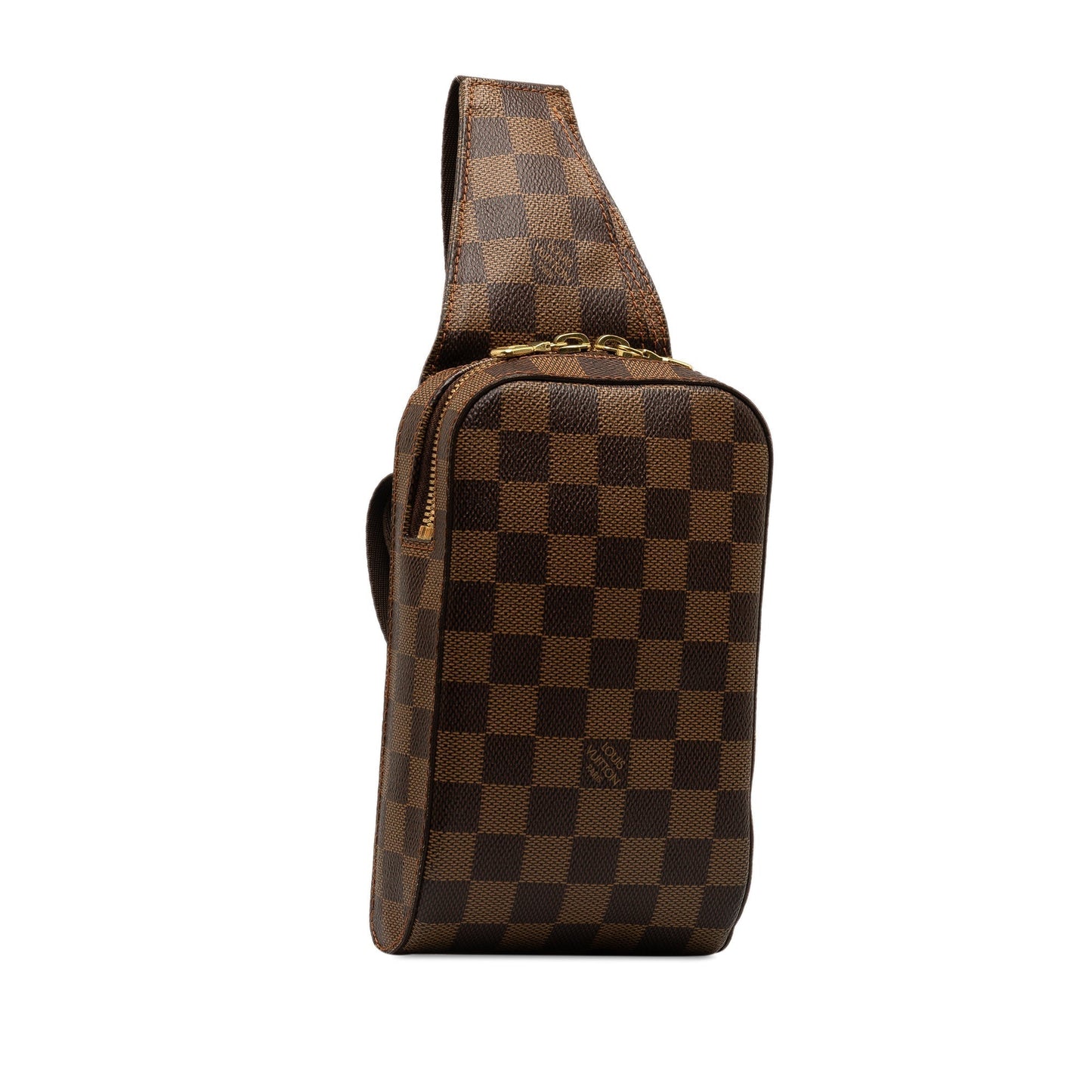 Brown Louis Vuitton Damier Ebene Geronimos Crossbody Bag