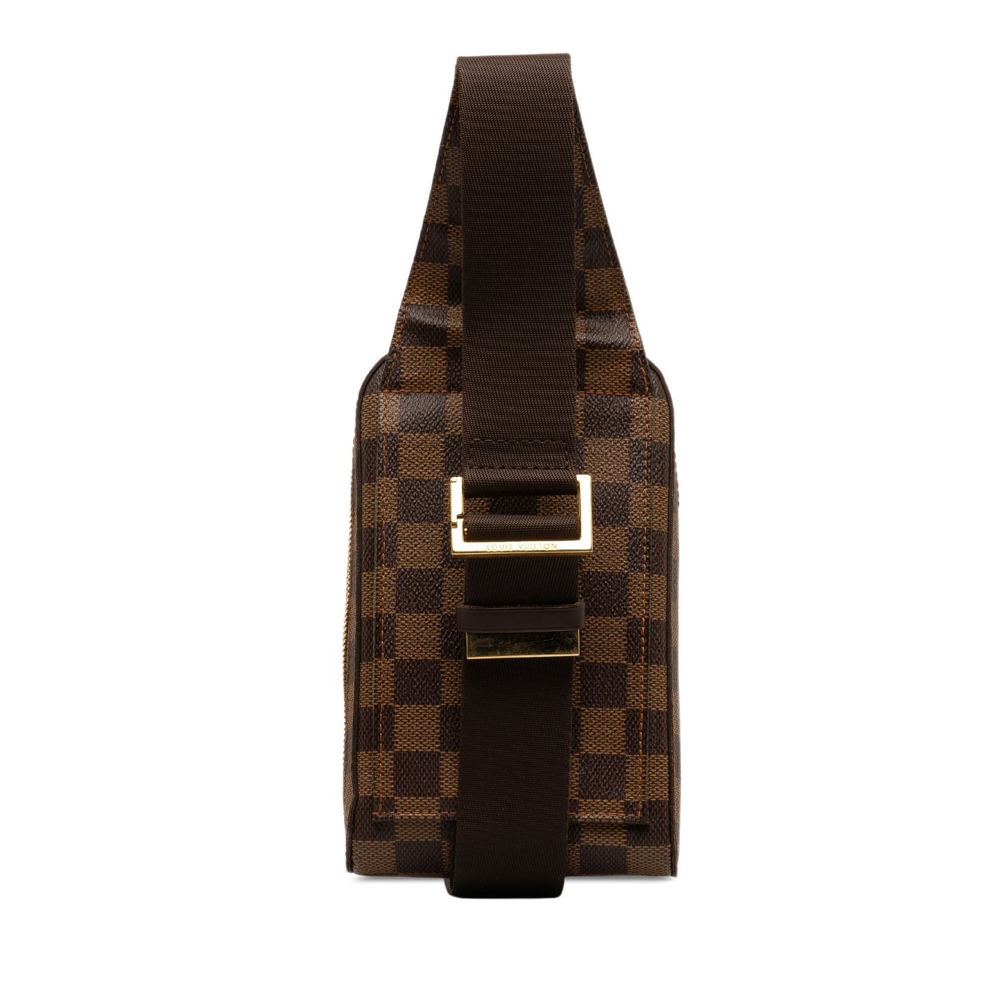 Brown Louis Vuitton Damier Ebene Geronimos Crossbody Bag