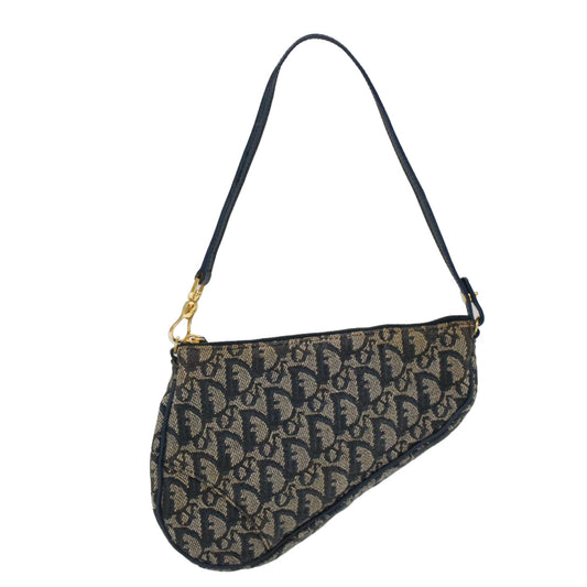Dior Saddle  Canvas Clutch Bag ()