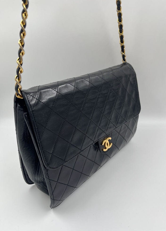 Vintage Black Chanel Flap Bag