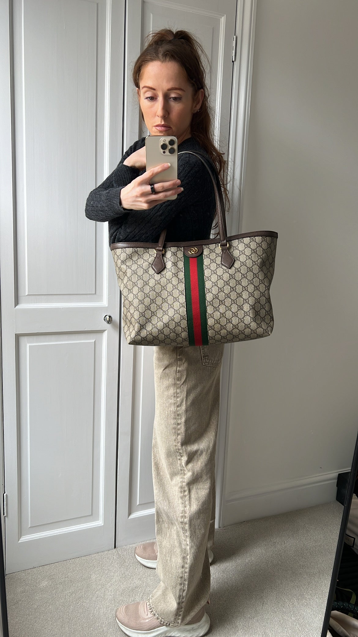 Gucci Ophidia GG Supreme Medium Tote