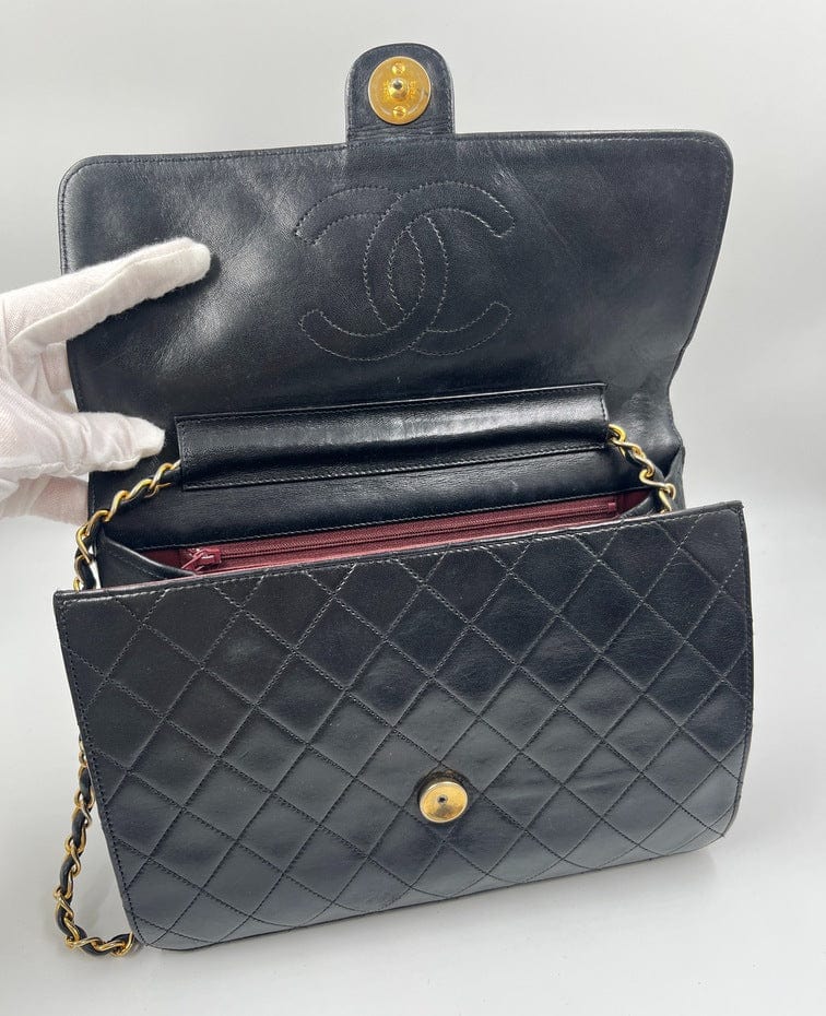 Vintage Black Chanel Flap Bag