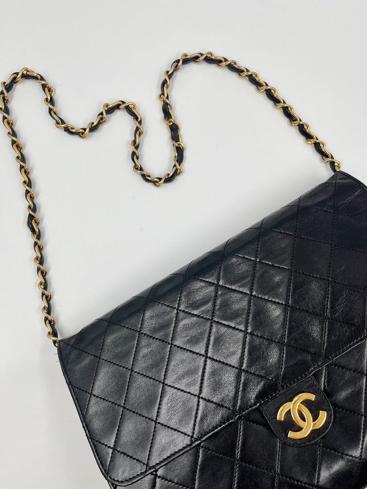 Vintage Black Chanel Flap Bag