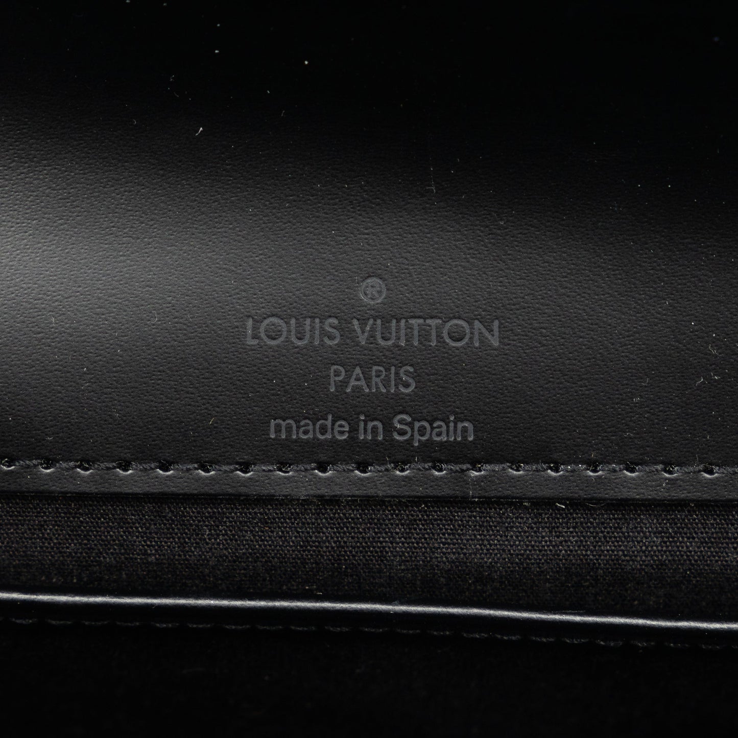 Black Louis Vuitton Epi Honfleur Shoulder Bag