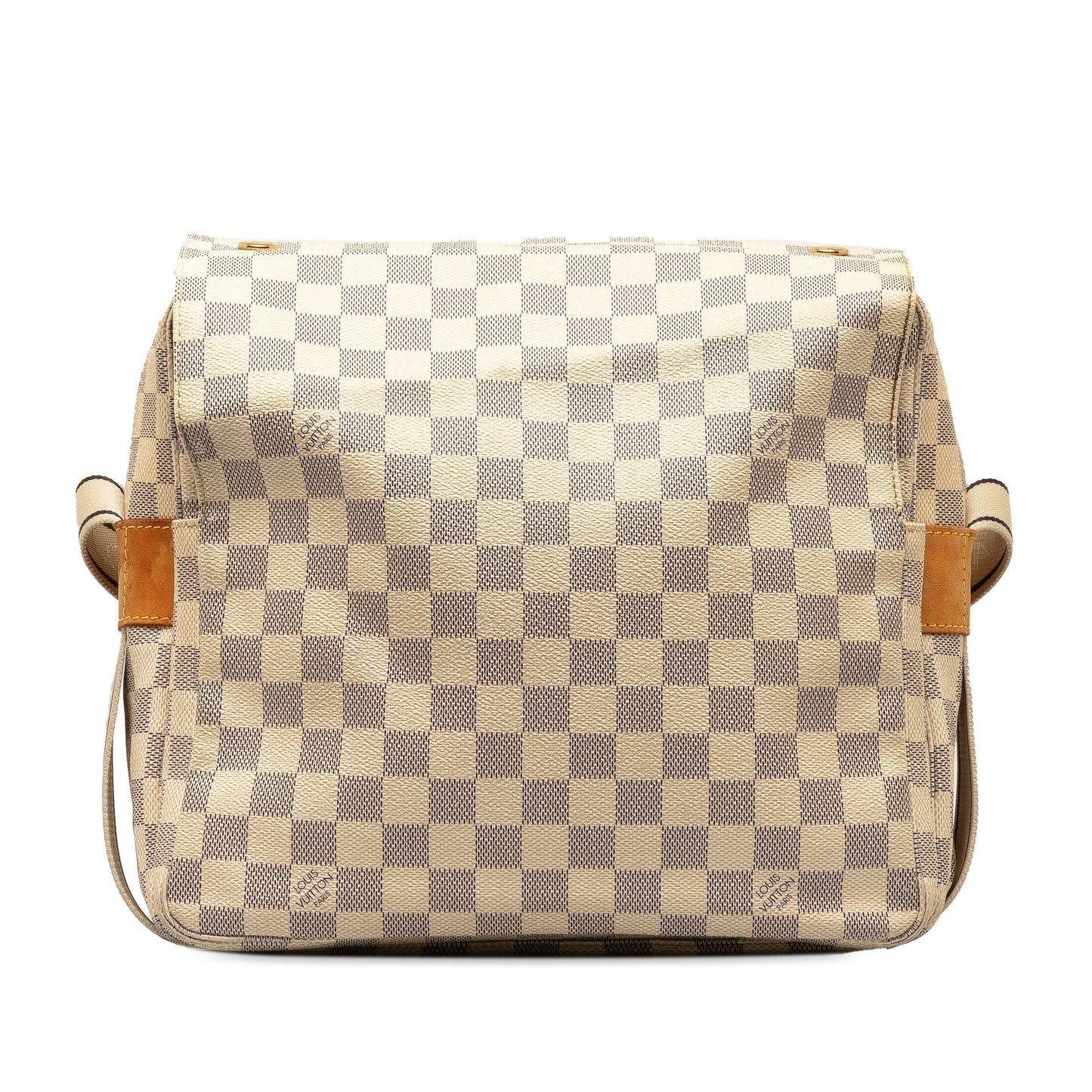 Beige Louis Vuitton Damier Azur Naviglio Crossbody Bag