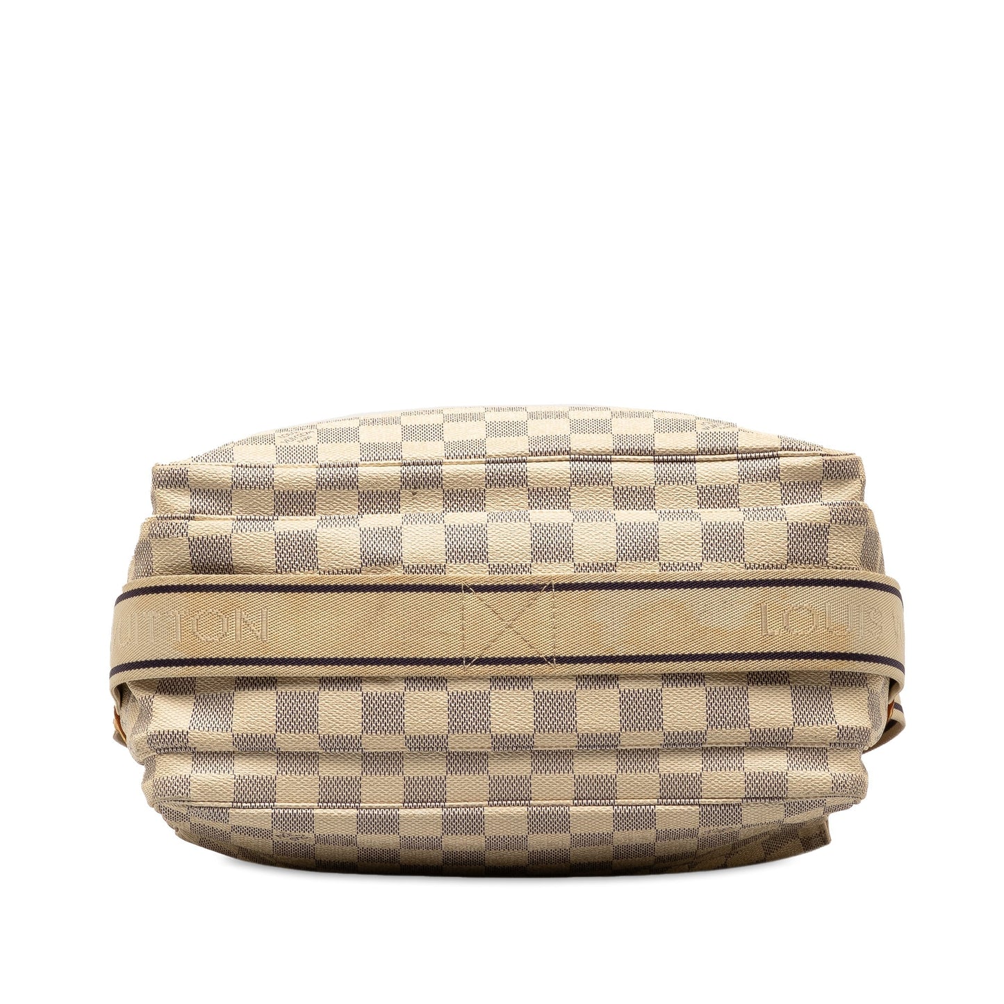 Beige Louis Vuitton Damier Azur Naviglio Crossbody Bag