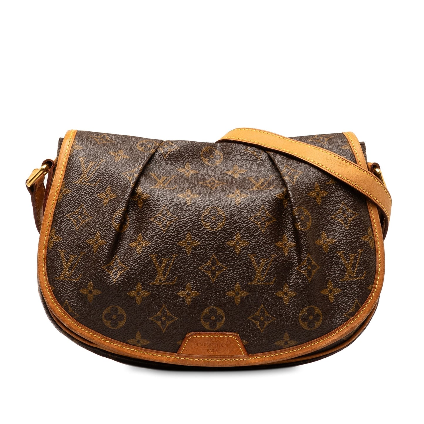 Brown Louis Vuitton Monogram Menilmontant PM Crossbody Bag