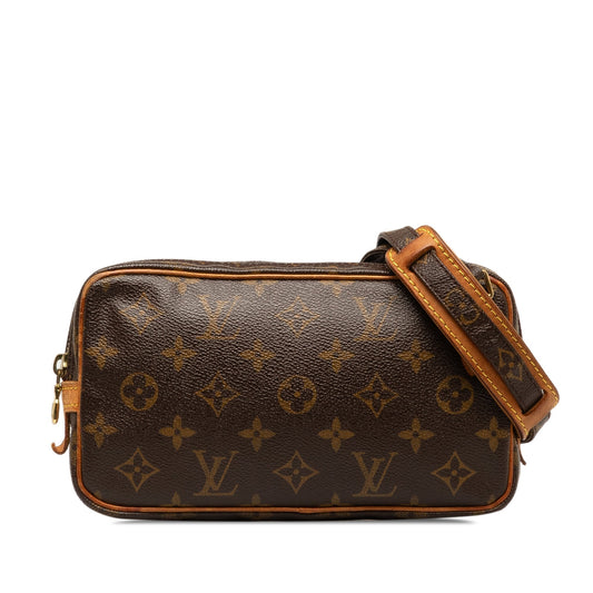 Brown Louis Vuitton Monogram Pochette Marly Bandouliere Crossbody Bag