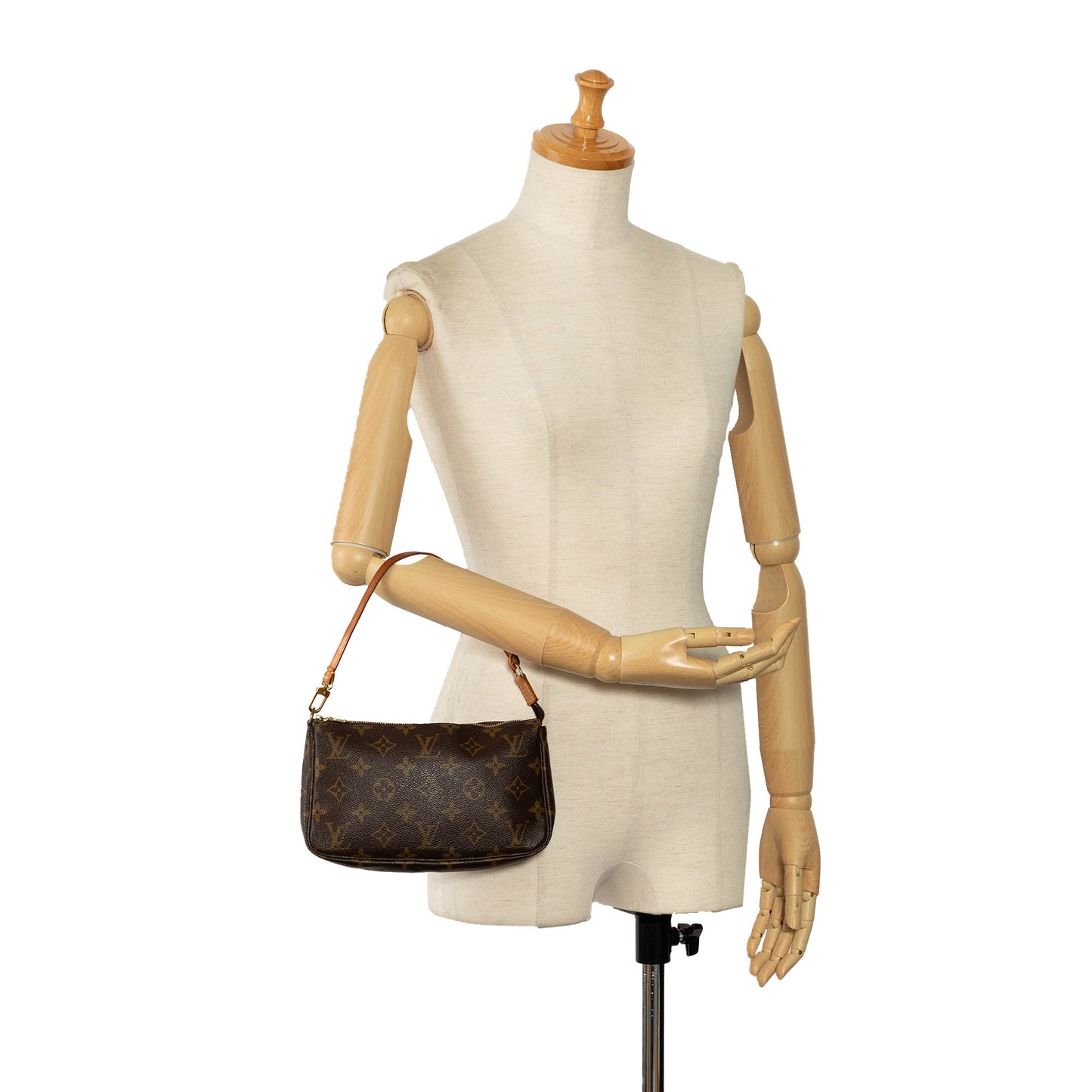 Brown Louis Vuitton Monogram Pochette Accessoires Shoulder Bag