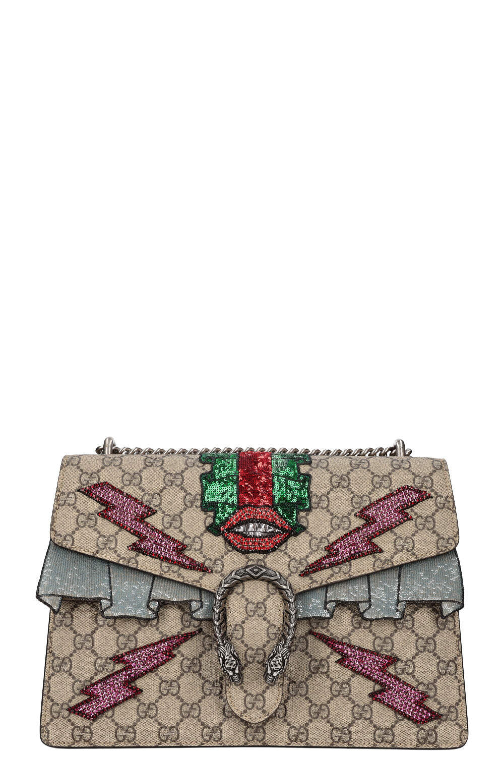 GUCCI Dionysus Supreme Canvas Crossbody Bag