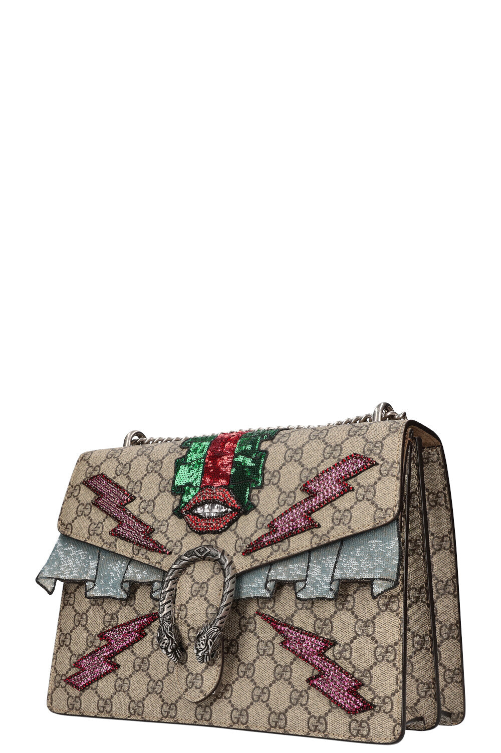 GUCCI Dionysus Supreme Canvas Crossbody Bag