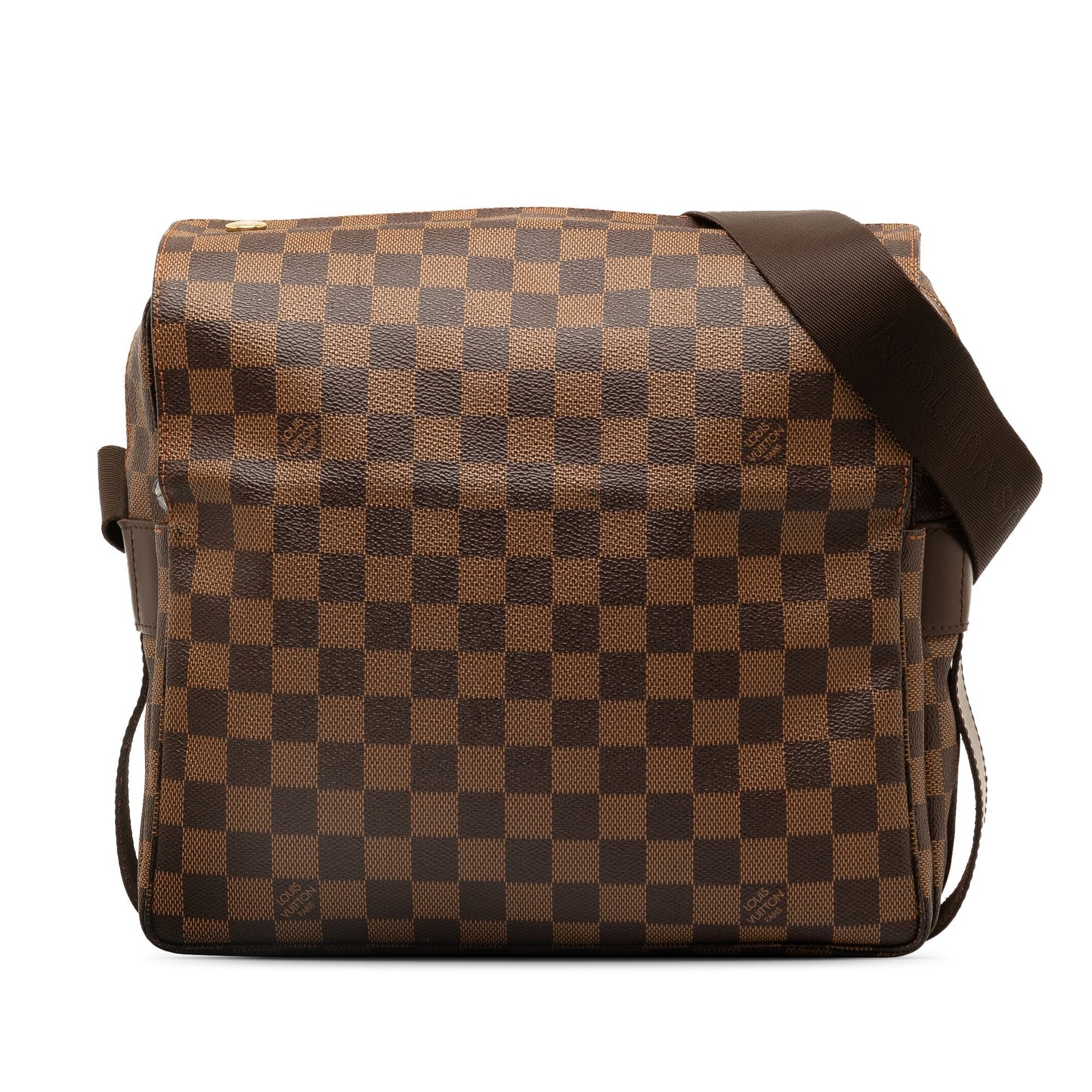 Brown Louis Vuitton Damier Ebene Naviglio Crossbody Bag