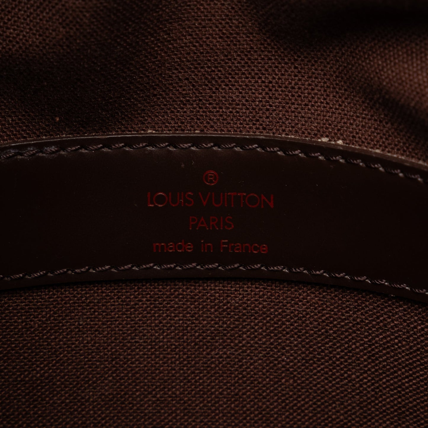 Brown Louis Vuitton Damier Ebene Naviglio Crossbody Bag