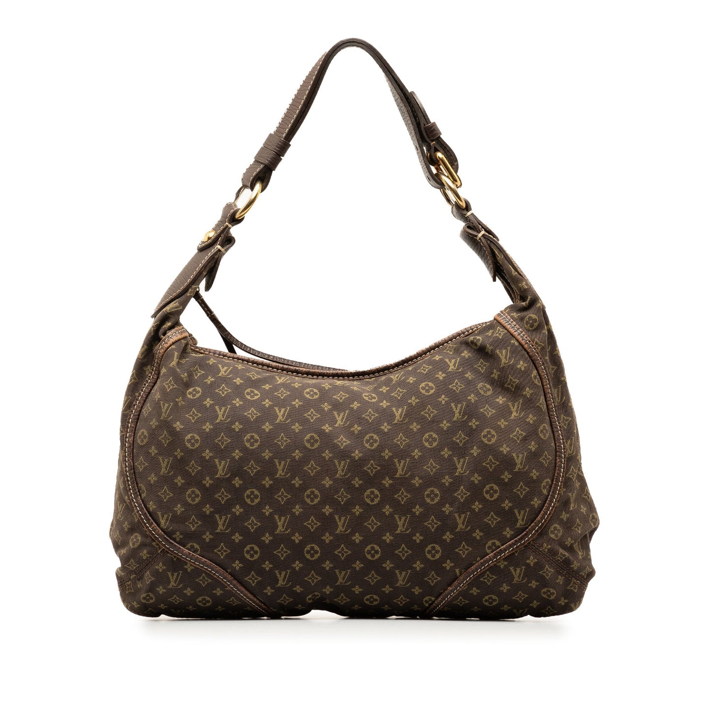 Brown Louis Vuitton Monogram Mini Lin Manon MM Shoulder Bag