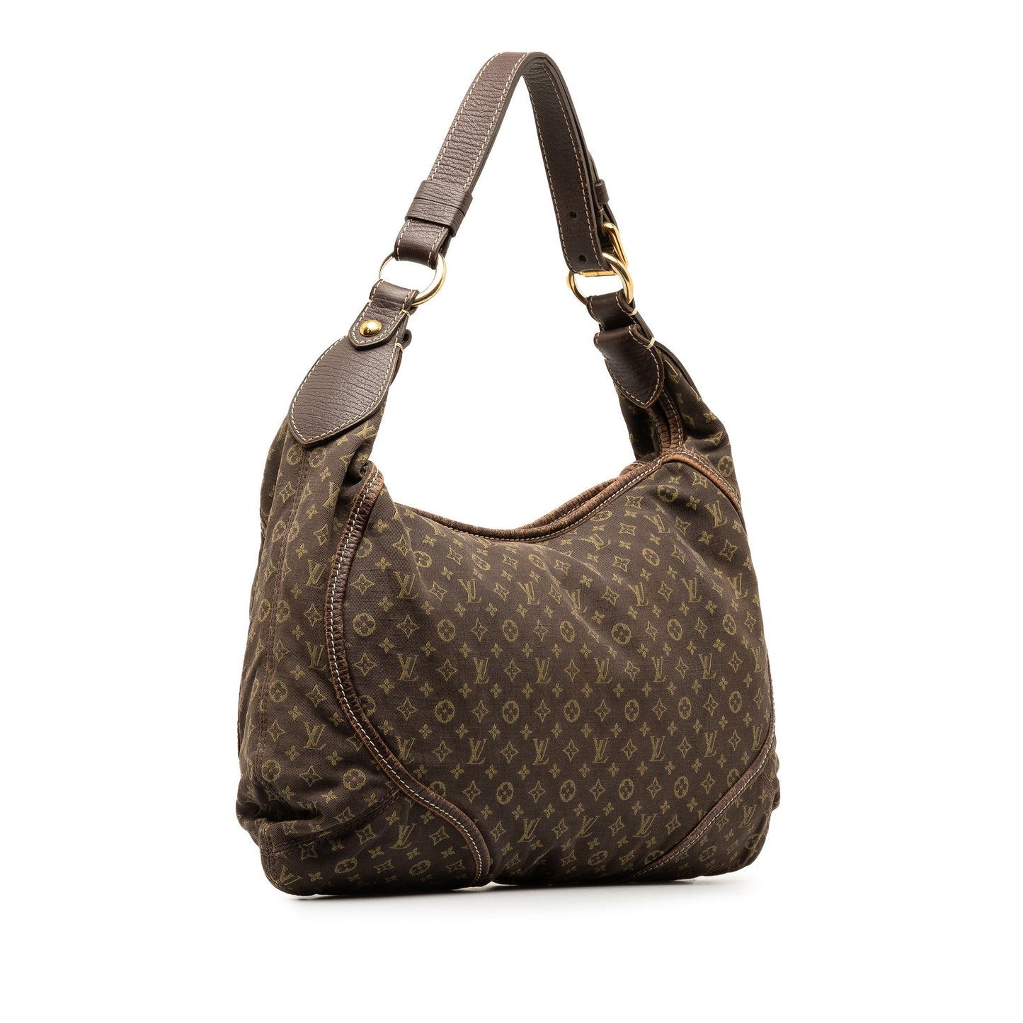 Brown Louis Vuitton Monogram Mini Lin Manon MM Shoulder Bag