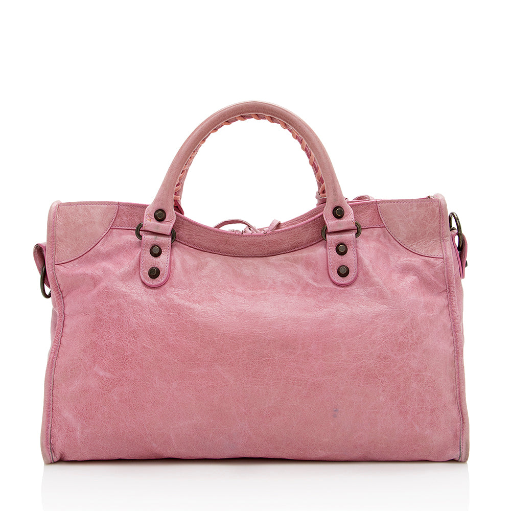 Balenciaga Agneau Classic City Satchel