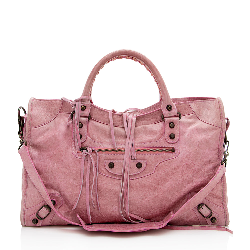 Balenciaga Agneau Classic City Satchel