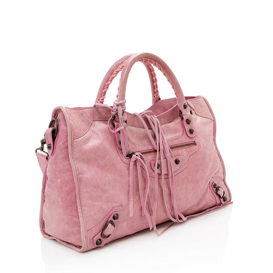 Balenciaga Agneau Classic City Satchel