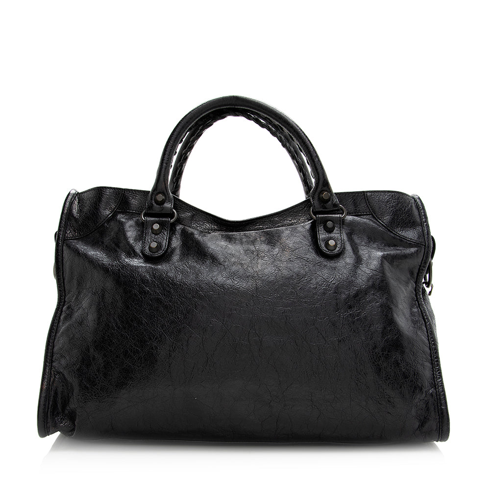 Balenciaga Agneau Classic City Satchel