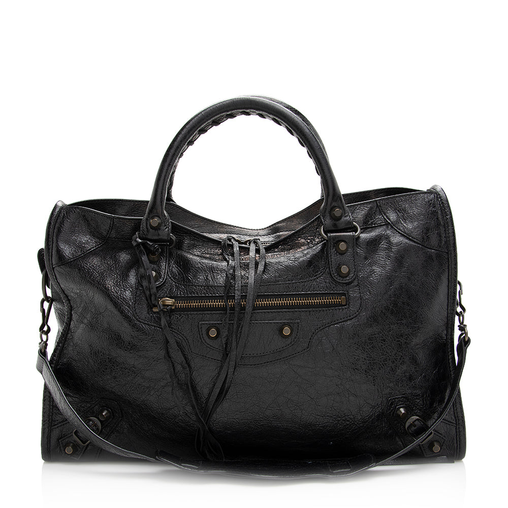 Balenciaga Agneau Classic City Satchel