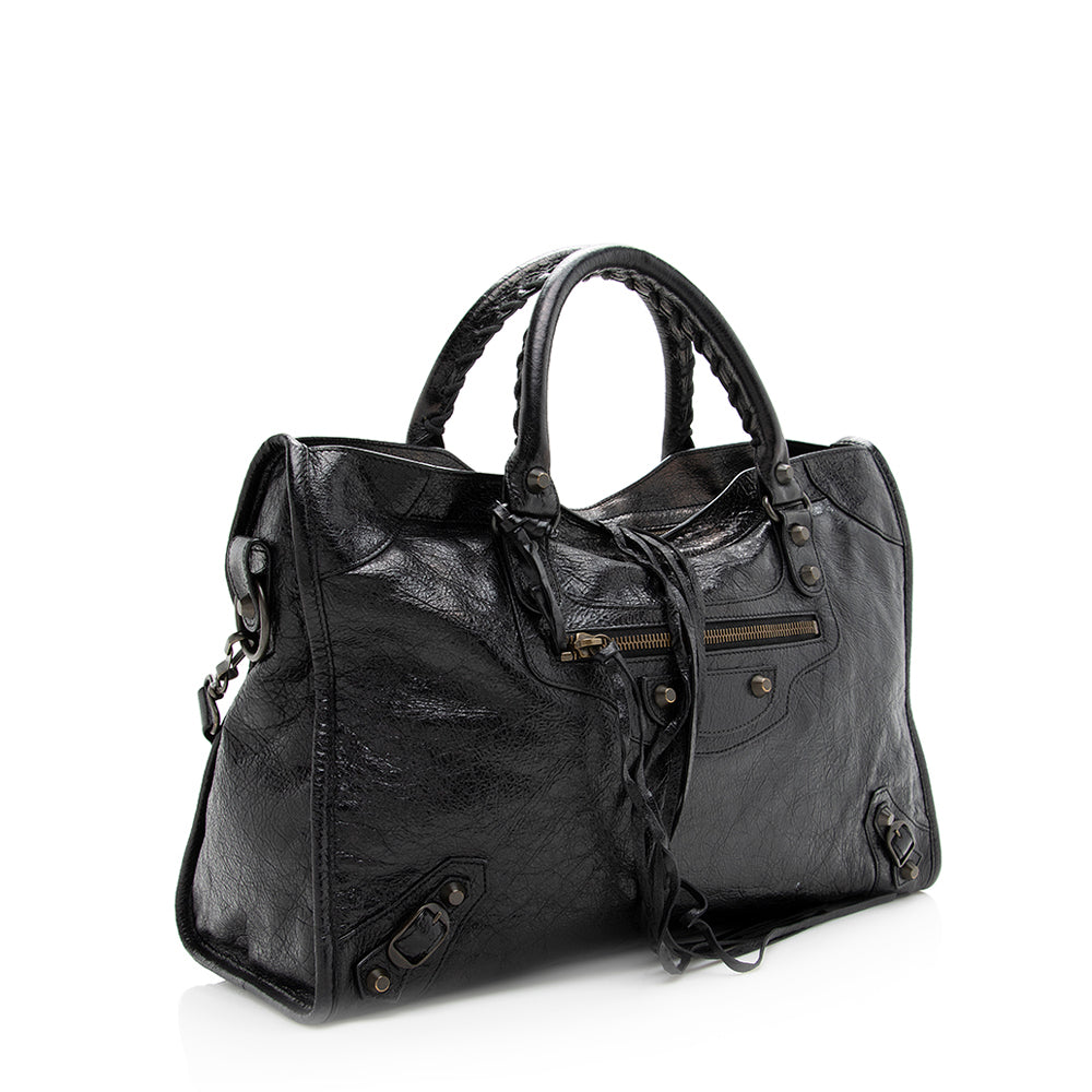 Balenciaga Agneau Classic City Satchel