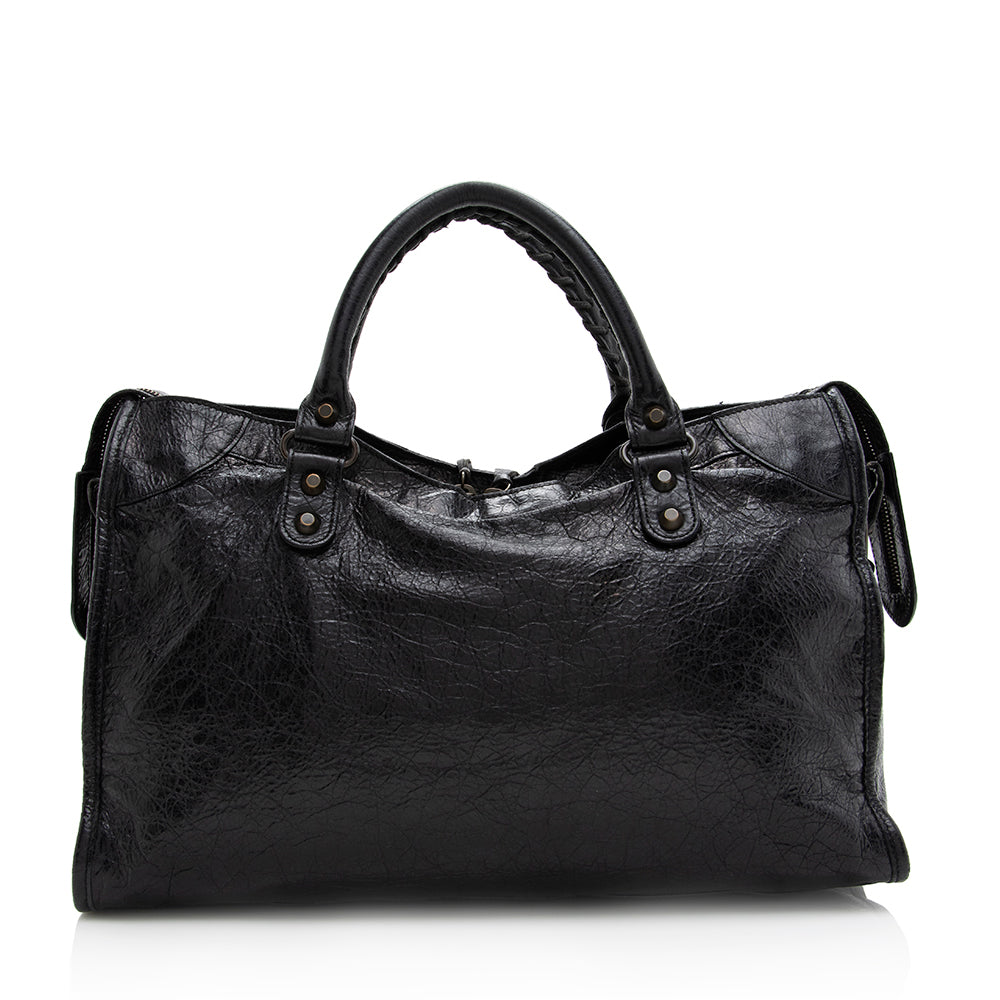 Balenciaga Agneau Classic City Satchel